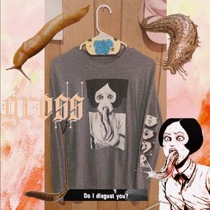 Junji Ito anime gore long sleeve Hot Topic